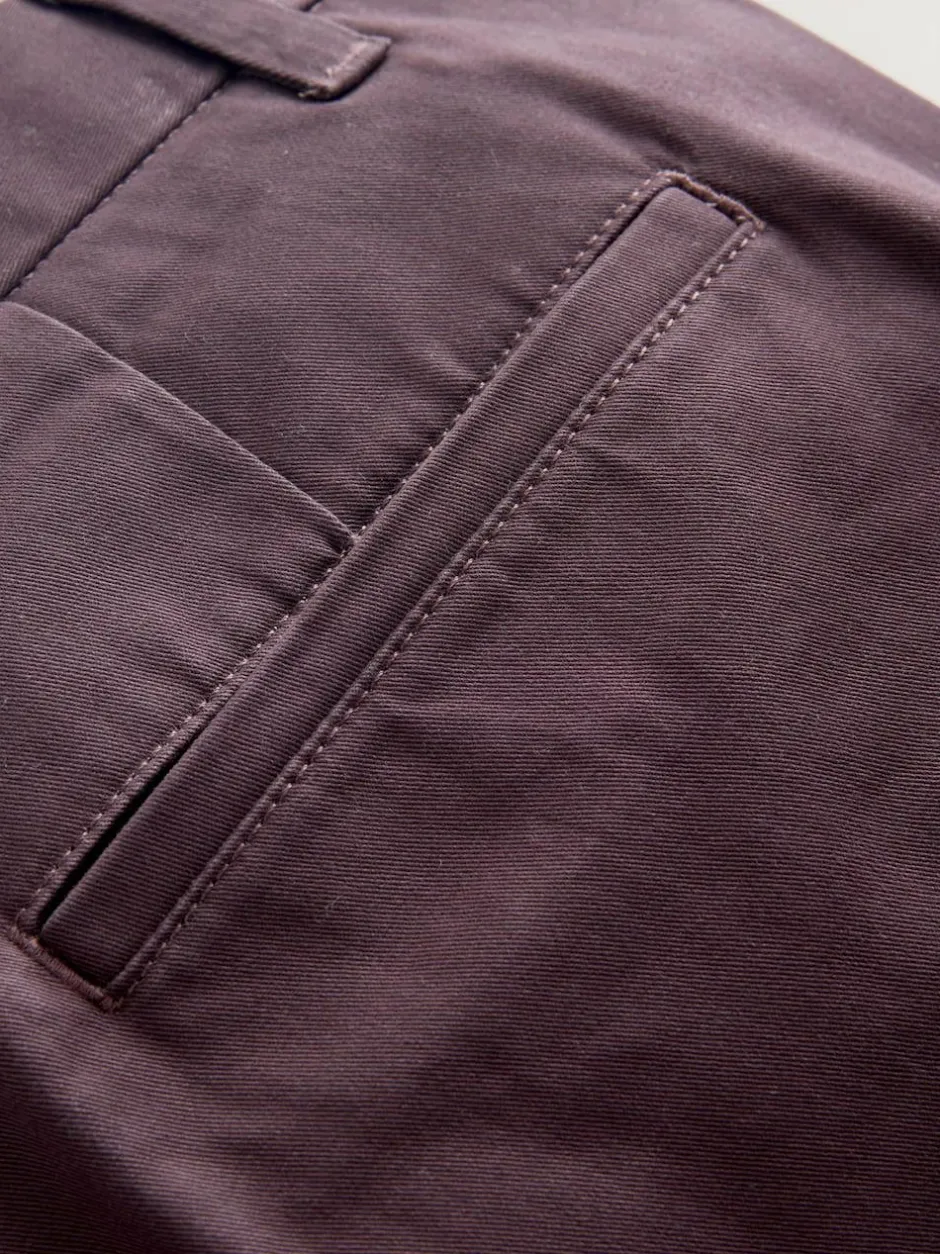 Next Purple Slim Fit Stretch Chinos Trousers Sale