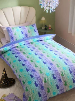 Next Purple/Blue Wicked Duvet Cover and Pillowcase Set Discount