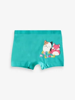 Next Purple/Green Squishmallow Short Briefs 5 Pack (5-14yrs) Clearance