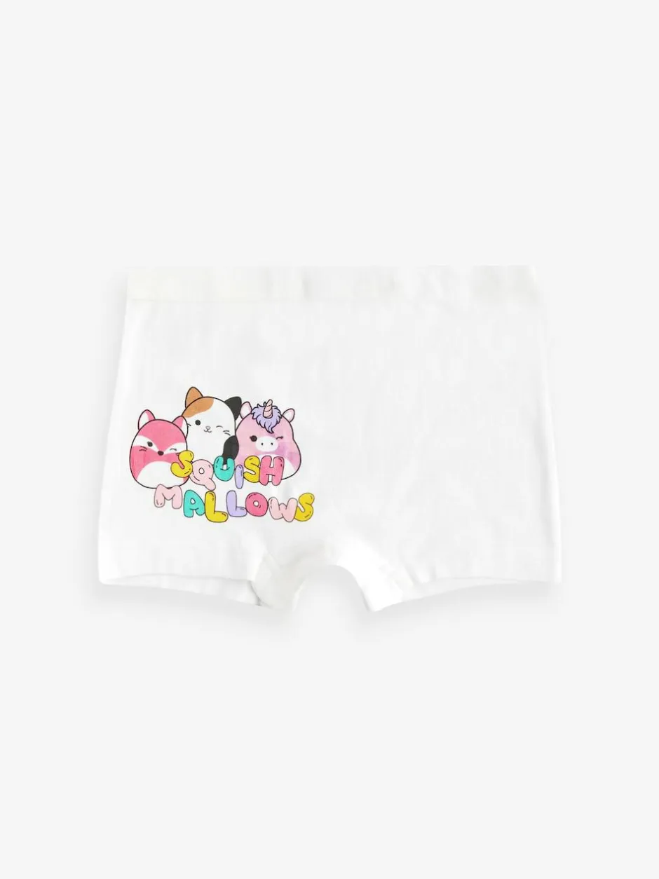 Next Purple/Green Squishmallow Short Briefs 5 Pack (5-14yrs) Clearance