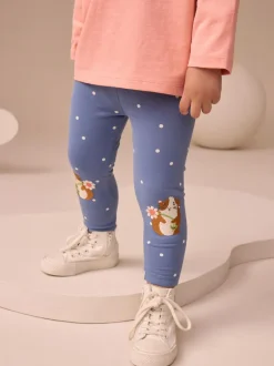 Next Leggings 3 Pack (3mths-7yrs) Purple/Pink Clearance