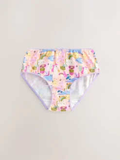 Next Purple/White Briefs 7 Pack (1.5-12yrs) Online