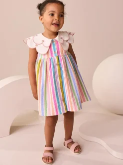 Next Collared Summer Dress (3mths-7yrs) Rainbow Sale