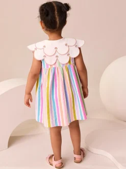 Next Collared Summer Dress (3mths-7yrs) Rainbow Sale