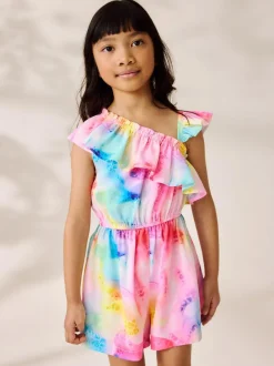 Next Frill Shoulder Playsuit (3-16yrs) Rainbow New