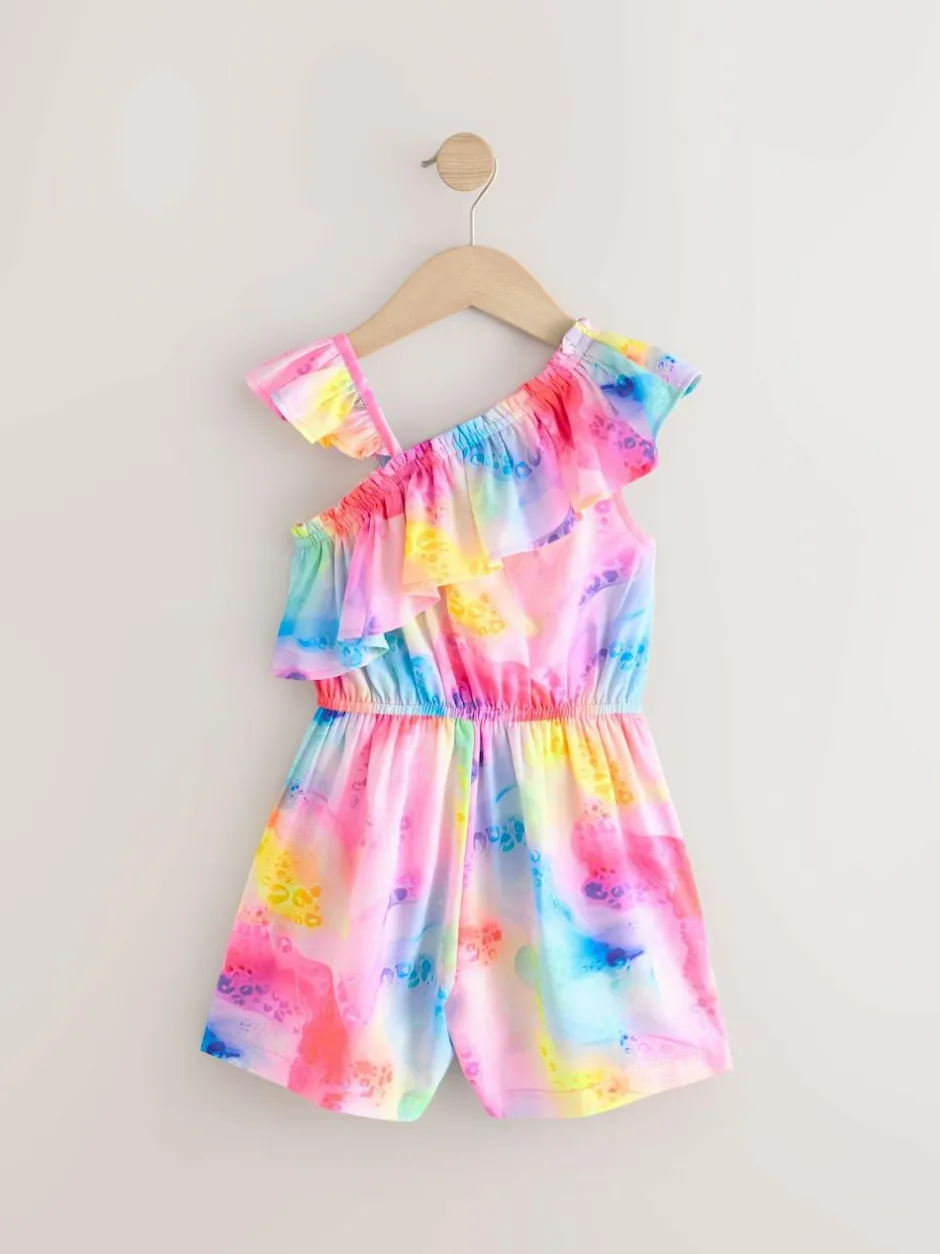 Next Frill Shoulder Playsuit (3-16yrs) Rainbow New