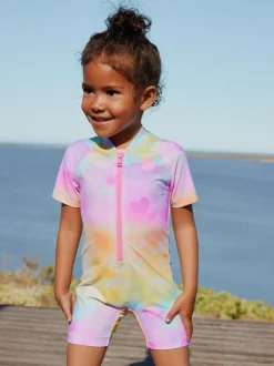 Next Rainbow Ombre Hearts Sunsafe Swimsuit (3mths-10yrs)
