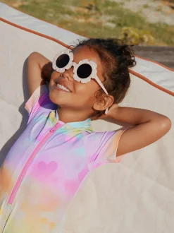 Next Rainbow Ombre Hearts Sunsafe Swimsuit (3mths-10yrs)
