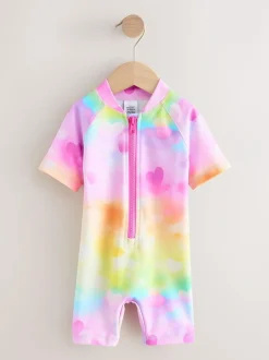 Next Rainbow Ombre Hearts Sunsafe Swimsuit (3mths-10yrs)