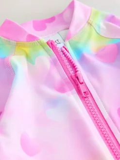 Next Rainbow Ombre Hearts Sunsafe Swimsuit (3mths-10yrs)