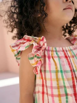 Next Rainbow Pull-On Playsuit (3mths-7yrs) New