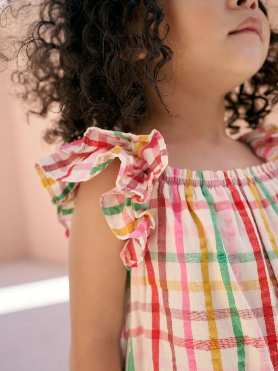 Next Rainbow Pull-On Playsuit (3mths-7yrs) New