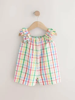 Next Rainbow Pull-On Playsuit (3mths-7yrs) New