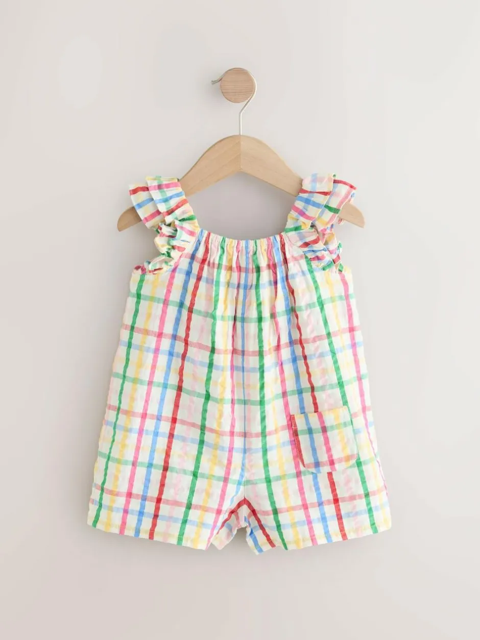 Next Rainbow Pull-On Playsuit (3mths-7yrs) New