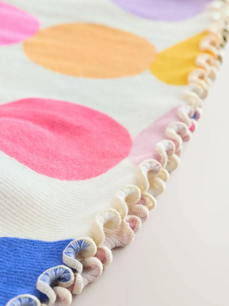 Next Rainbow Spot Long Sleeve Ribbed Dress (3mths-7yrs) Online