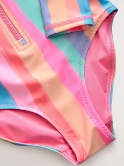 Next Rainbow Stripe Long Sleeve Sunsafe Swimsuit (3mths-16yrs) Sale