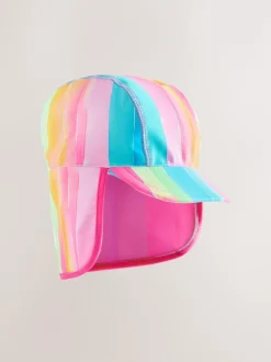 Next Swim Legionnaire Hat (3mths-10yrs) Rainbow Stripe Hot