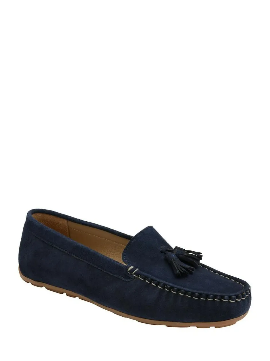 Ravel Leather Loafers Blue Best