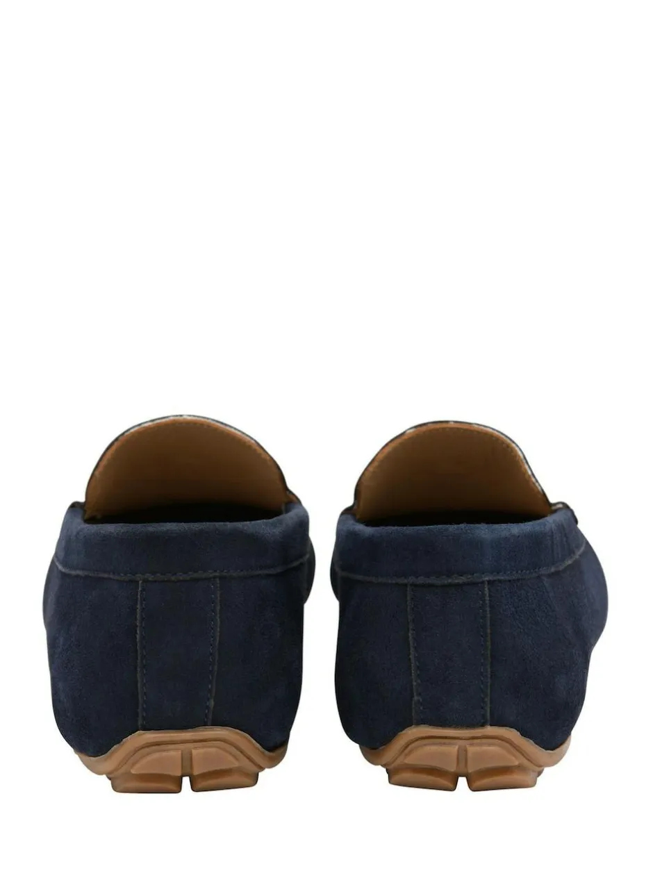 Ravel Leather Loafers Blue Best