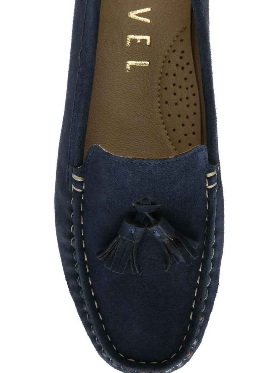 Ravel Leather Loafers Blue Best