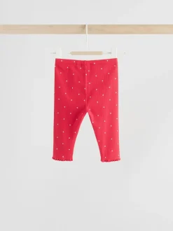 Next Baby Top and Leggings 2 Piece Set (0mths-2yrs) Red Outlet