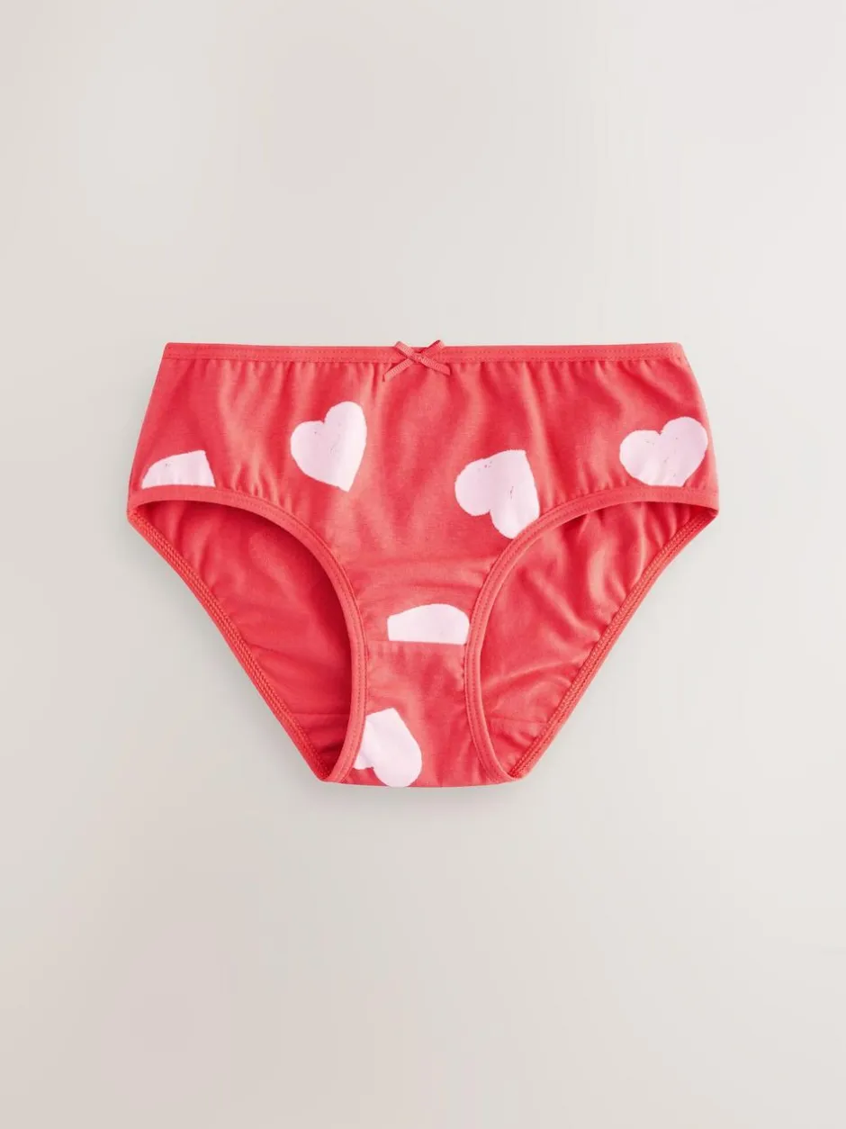 Next Briefs 5 Pack (1.5-16yrs) Red Outlet