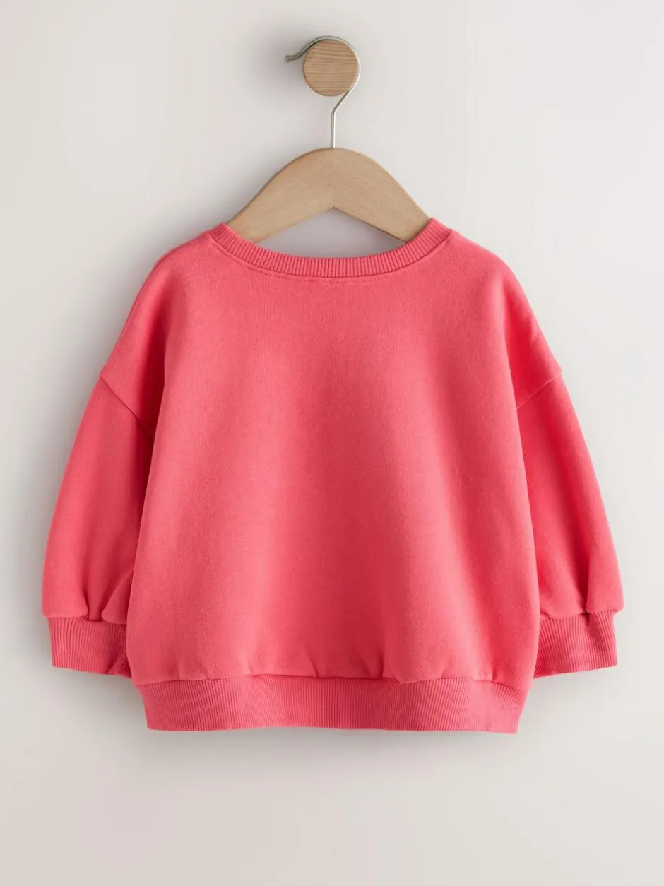 Next Red Dog Crew Neck Sweatshirt (3mths-7yrs)