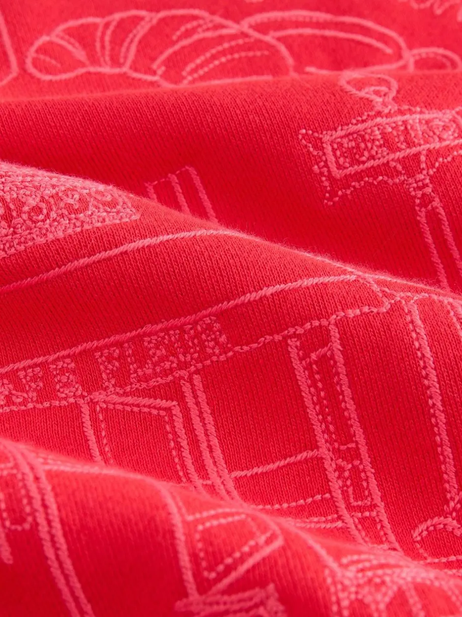 Next Red Embroidered Sweatshirt Hot