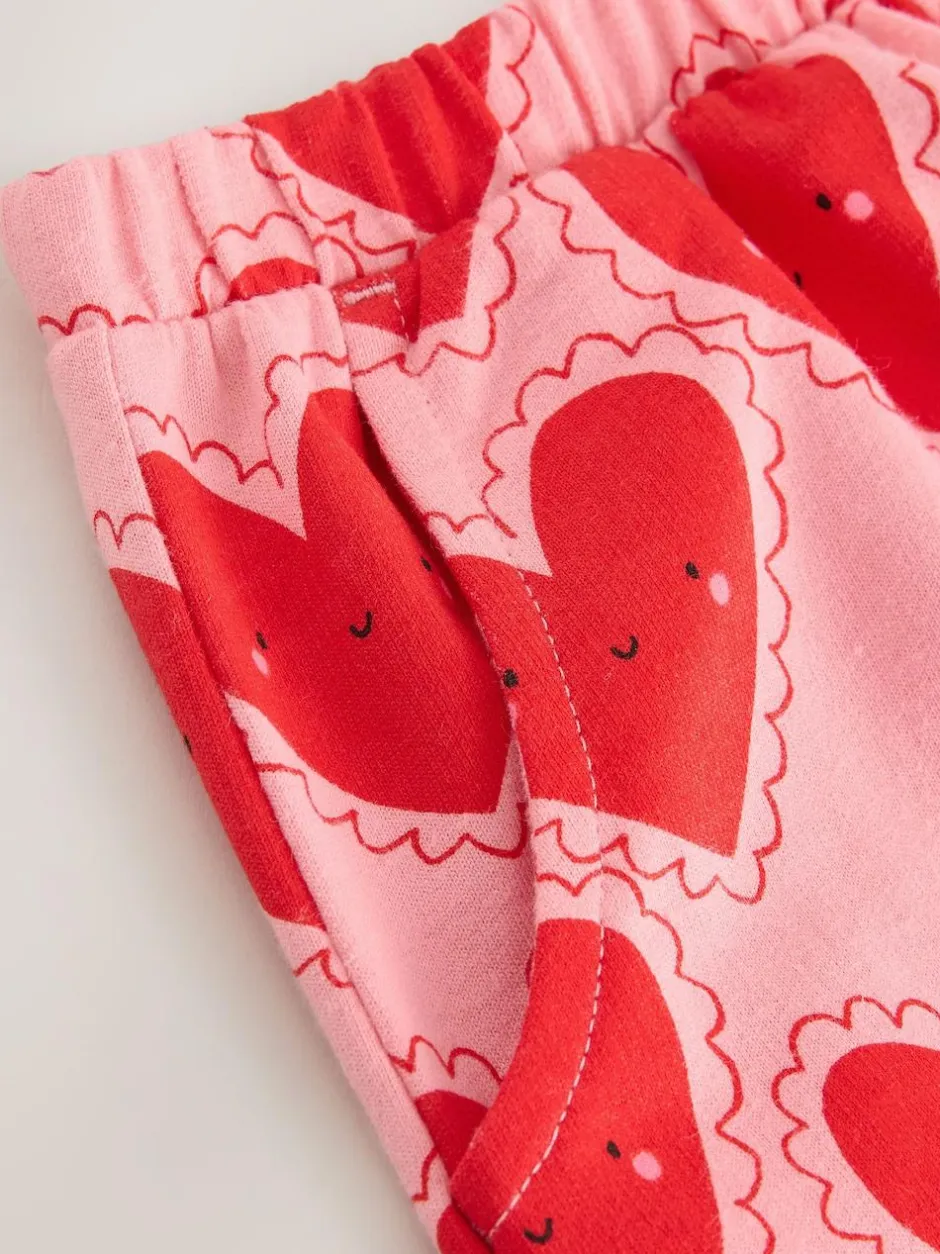 Next Red Heart Textured Barrel Leg Trousers (3mths-7yrs) Online