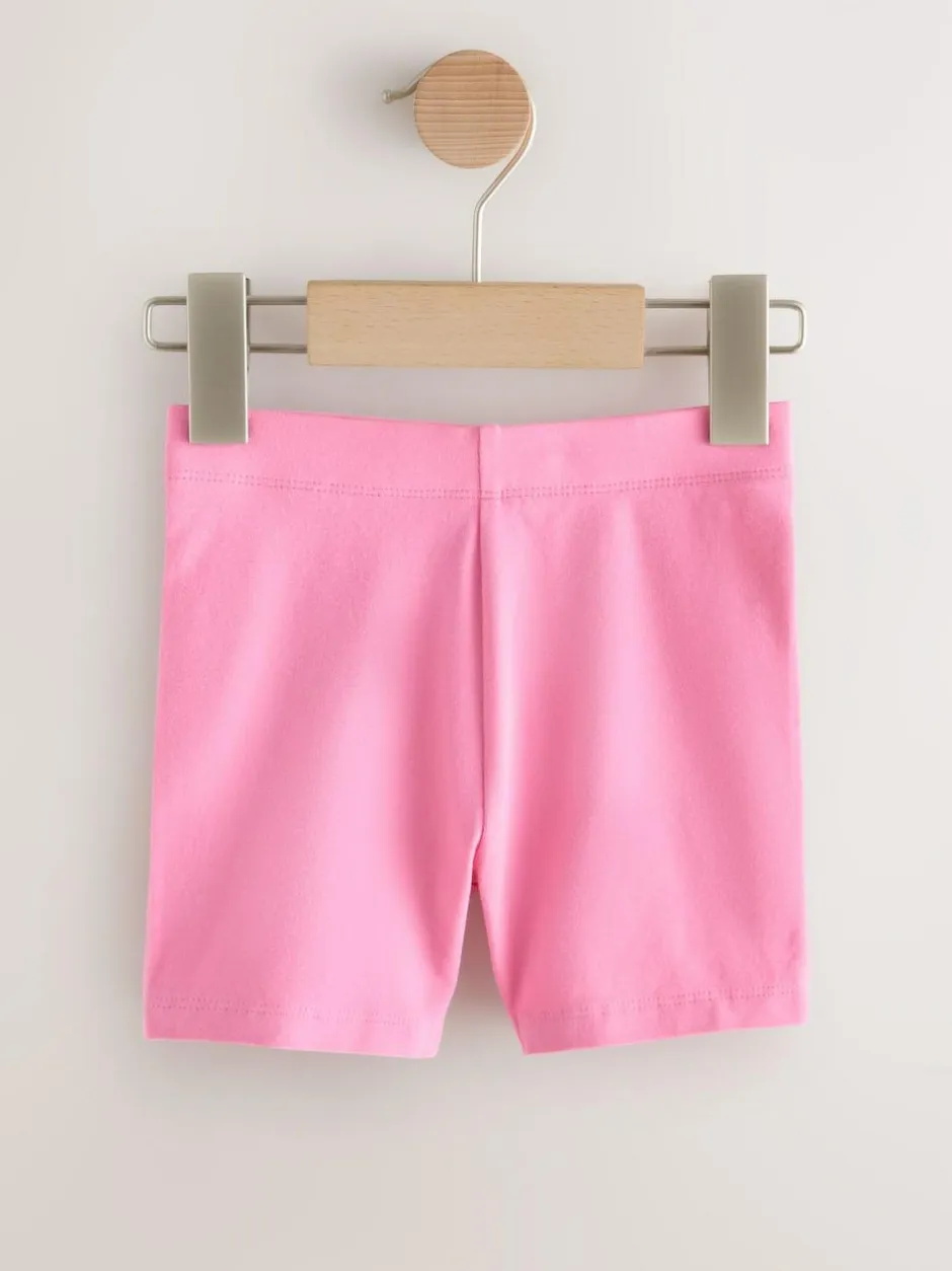 Next Red Hearts Cycle Shorts 3 Pack (3mths-7yrs) New