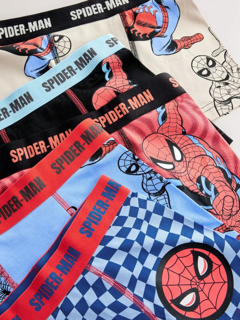 Next Red Spiderman Trunks 5 pack (1.5-10yrs) Best
