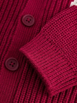 Next Red Varsity Character Cardigan (3mths-7yrs) Online