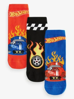Next Red/Black/Blue Hot Wheels Cotton Rich Socks 3 Pack Online