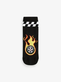Next Red/Black/Blue Hot Wheels Cotton Rich Socks 3 Pack Online