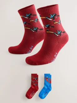 Next Red/Blue Guinness Licence Sports Socks 2 Pack Sale