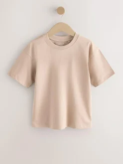 Next Red/Blue/Navy/Neutral Relaxed Fit Short Sleeves T-Shirts 4 Pack (3-16yrs) Discount