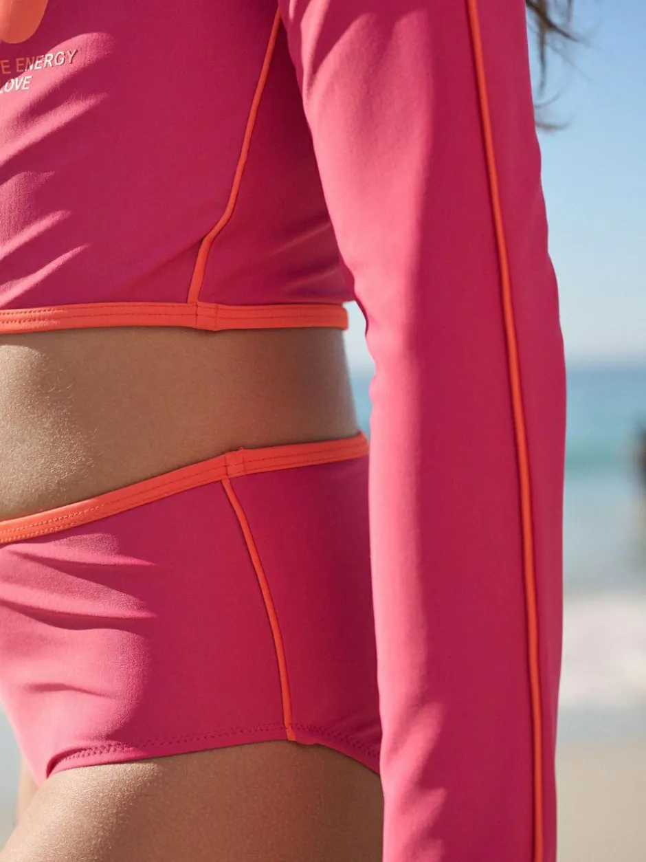 Next Red/Orange Slogan Long Sleeve Bikini (3-16yrs) Discount