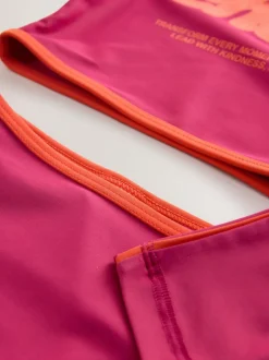 Next Red/Orange Slogan Long Sleeve Bikini (3-16yrs) Discount