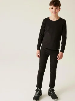 Regatta Black Junior Thermal Base Layer Joggers Best