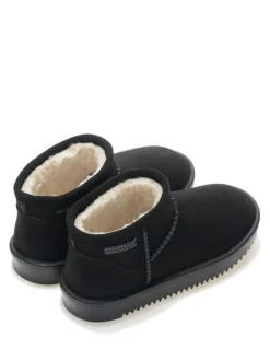 Regatta Risley Short Junior Cosy Lined Waterproof Boots Black New
