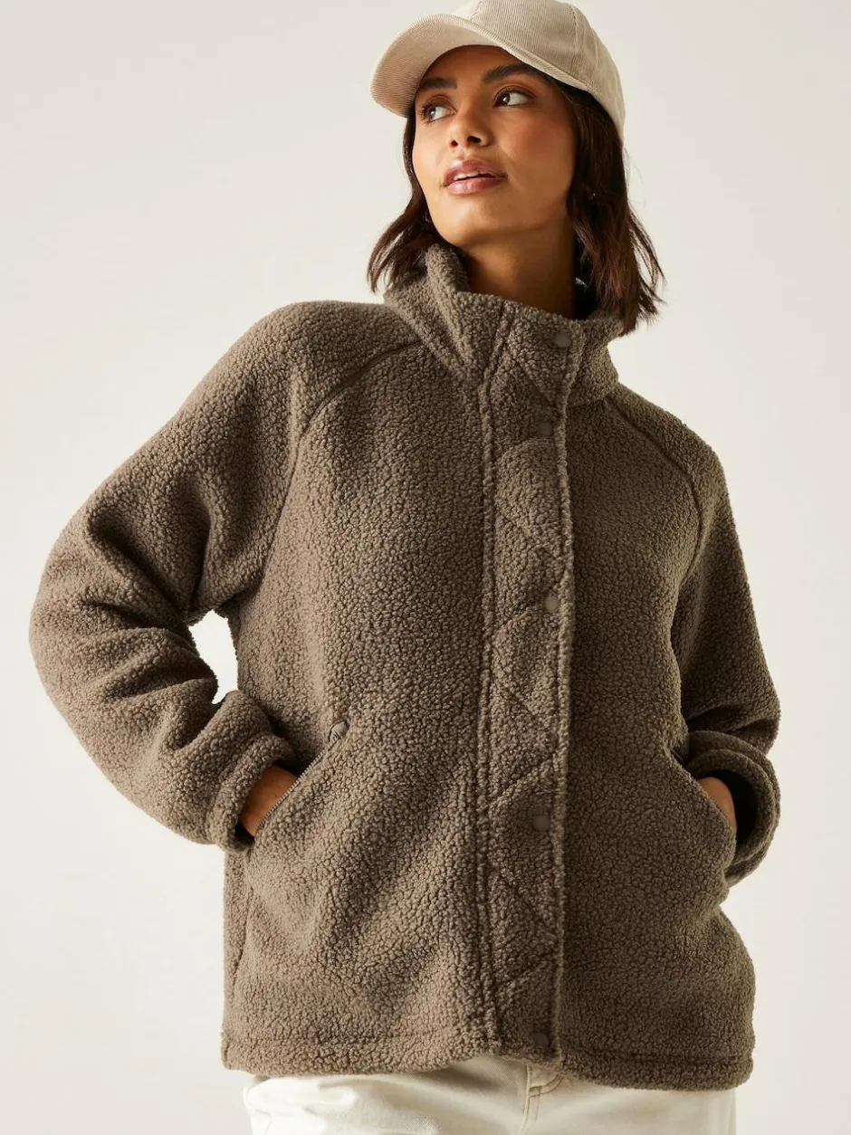 Regatta Emilica Borg Fleece Brown Online