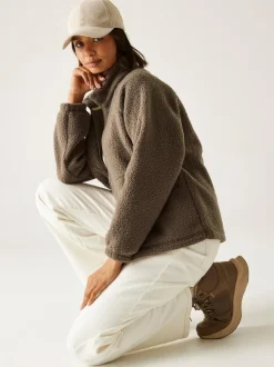Regatta Emilica Borg Fleece Brown Online