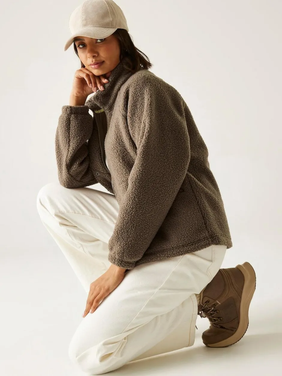 Regatta Emilica Borg Fleece Brown Online