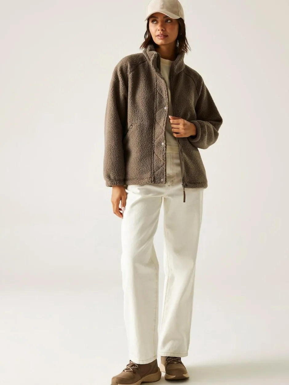 Regatta Emilica Borg Fleece Brown Online