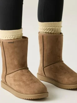 Regatta Brown Risley Mid Length Cosy Faux Fur Lined Waterproof Boots Best