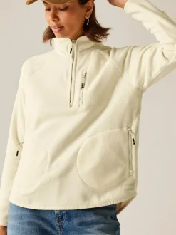 Regatta Womens Frankie Half Zip Fleece Cream Online