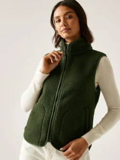 Regatta Frankie Borg Bodywarmer Fleece Green Outlet