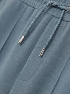 Reiss Airforce Blue Premier Stretch-Jersey Tailored Joggers New
