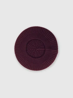 Reiss Berry Beatrice 13-14 yrs Wool Blend Rib Knit Beret With Cashmere Discount