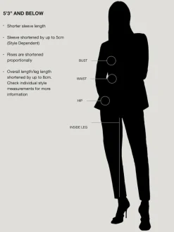 Reiss Gabi Petite Slim-Fit Suit Trousers Berry Hot